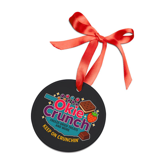 Annual Okie Crunch Freeze-dried Treats Acrylic Ornament
