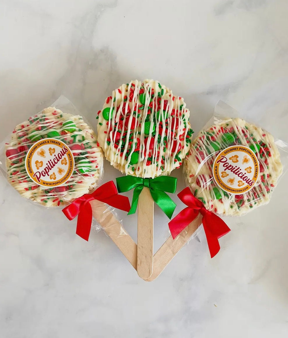 Popilicious® Christmas Gourmet Popcorn Pops