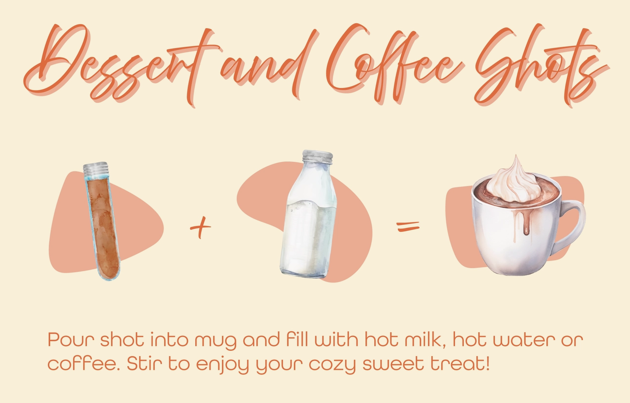 Mixology® Coffee & Dessert Mix Shots