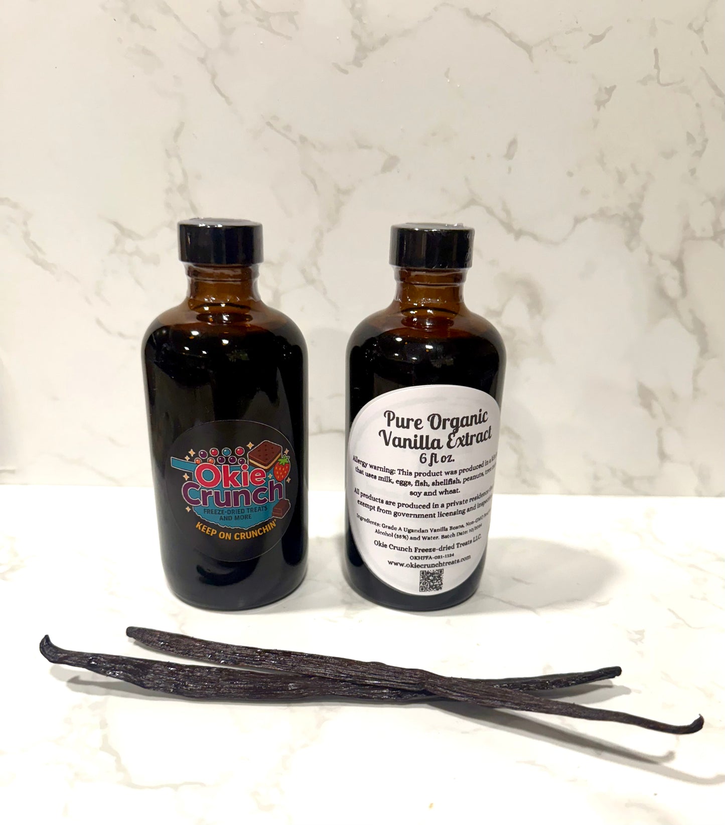 Organic Ugandan Vanilla Extract - 6oz.