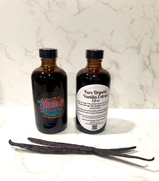 Organic Ugandan Vanilla Extract - 6oz.