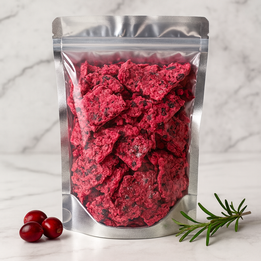 Freeze-dried Cranberry Brittle